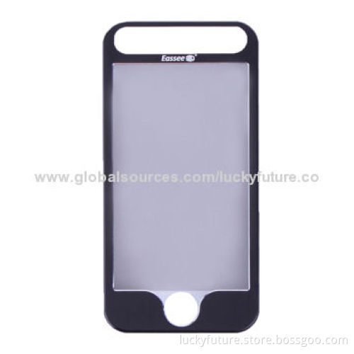 Black/Silver Online/Offline Frame Clips without Glasses, Made in Germany, for iPhone 5/5S